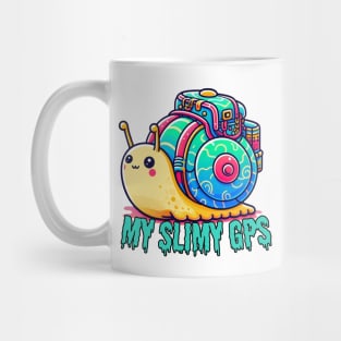 Hiking snail Mug